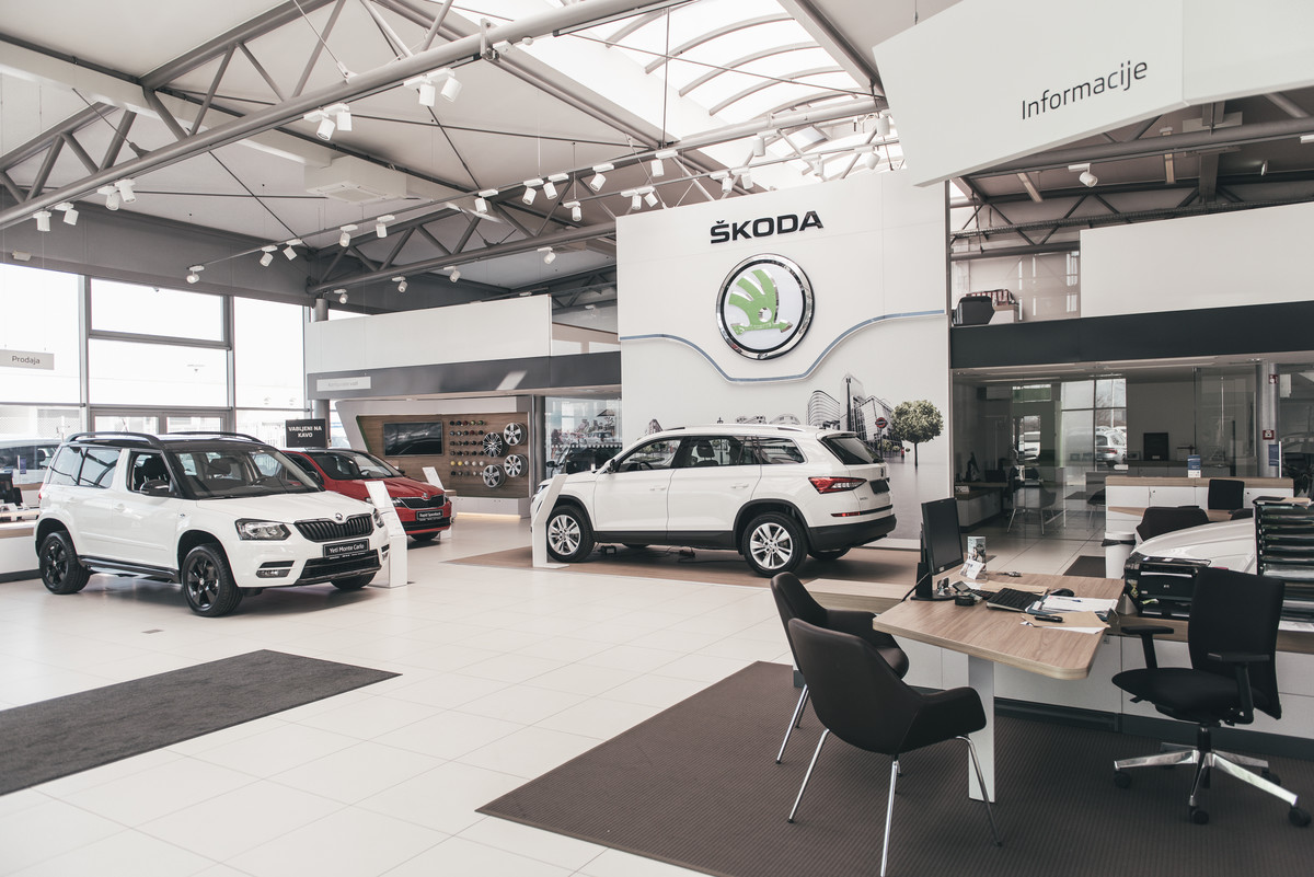 Porsche Verovškova - Škoda salon