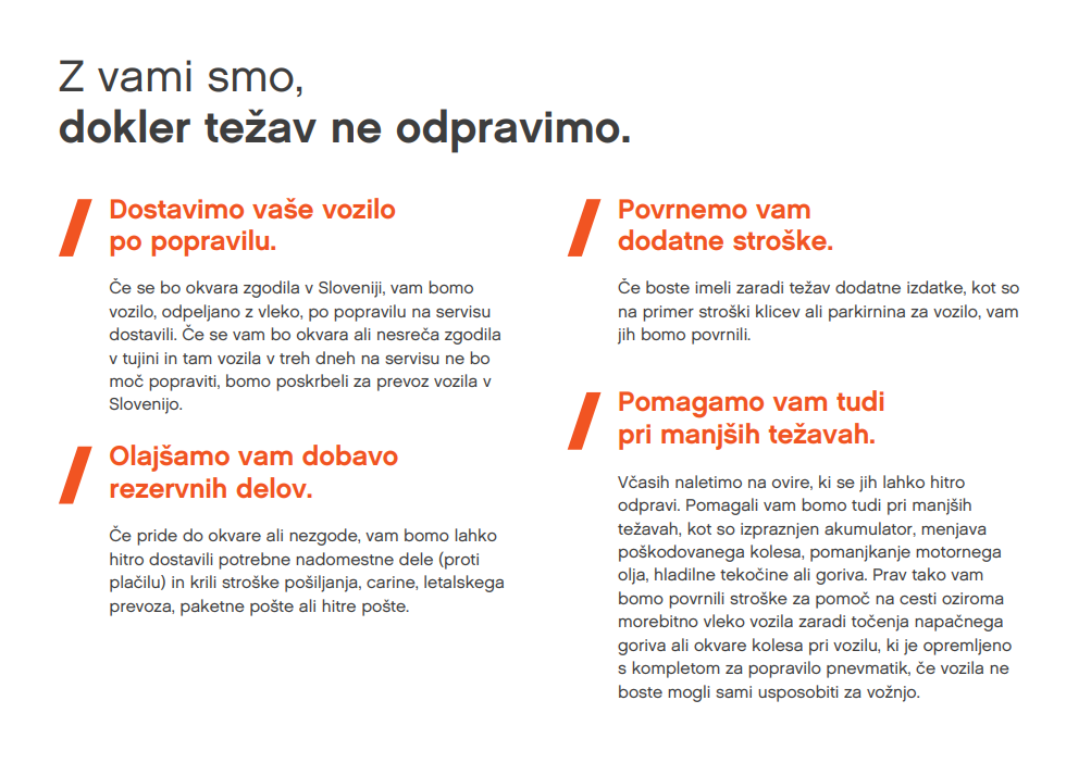 Asistenca Porsche Slovenija - odpravimo težave.