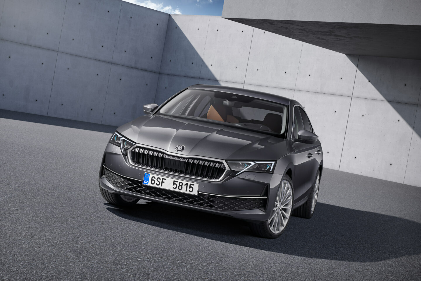 Nova Škoda Octavia - sprednji del