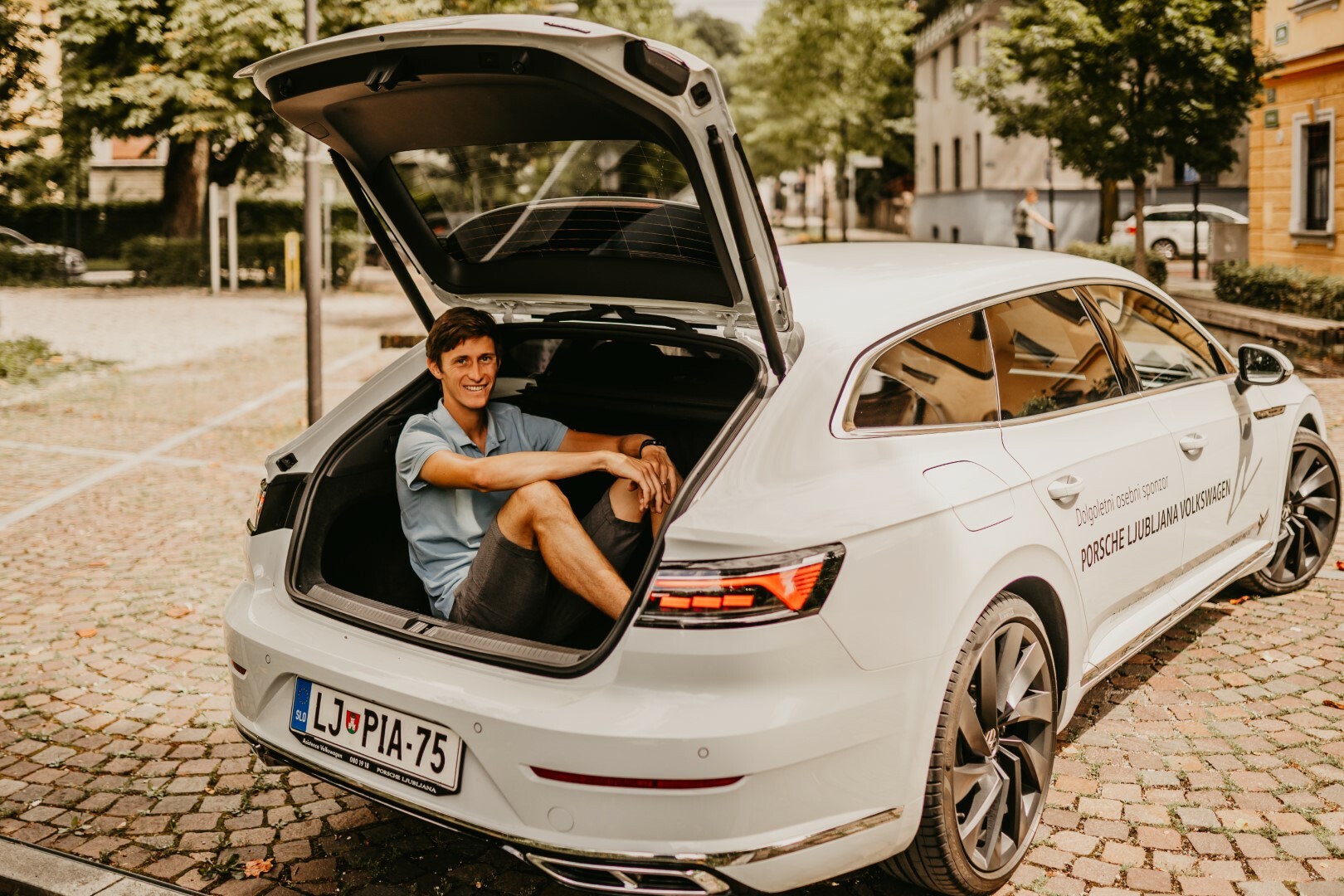 Peter Prevc in novi VW Arteon