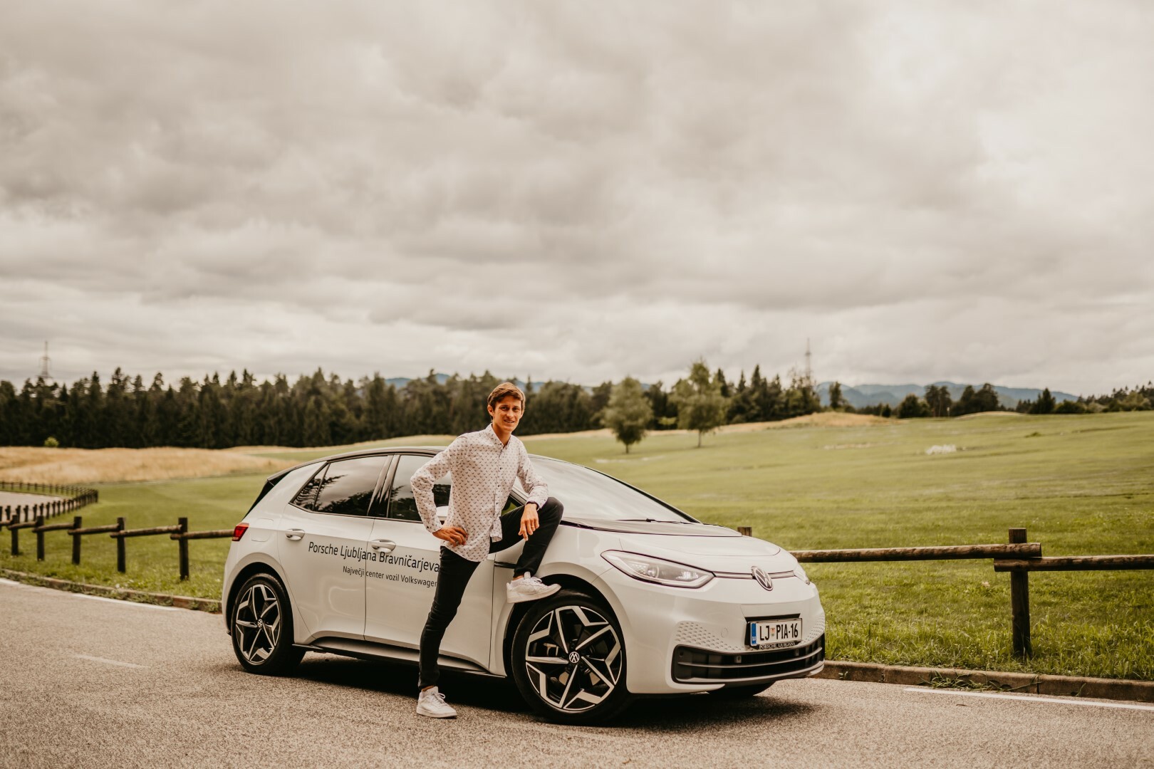 Peter Prevc in novi VW ID.3