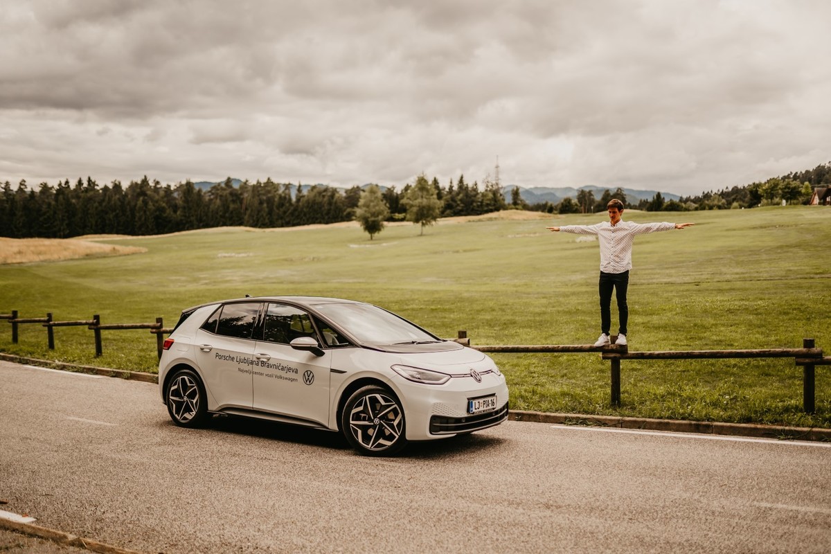 VW ID.3 2021 in Peter Prevc