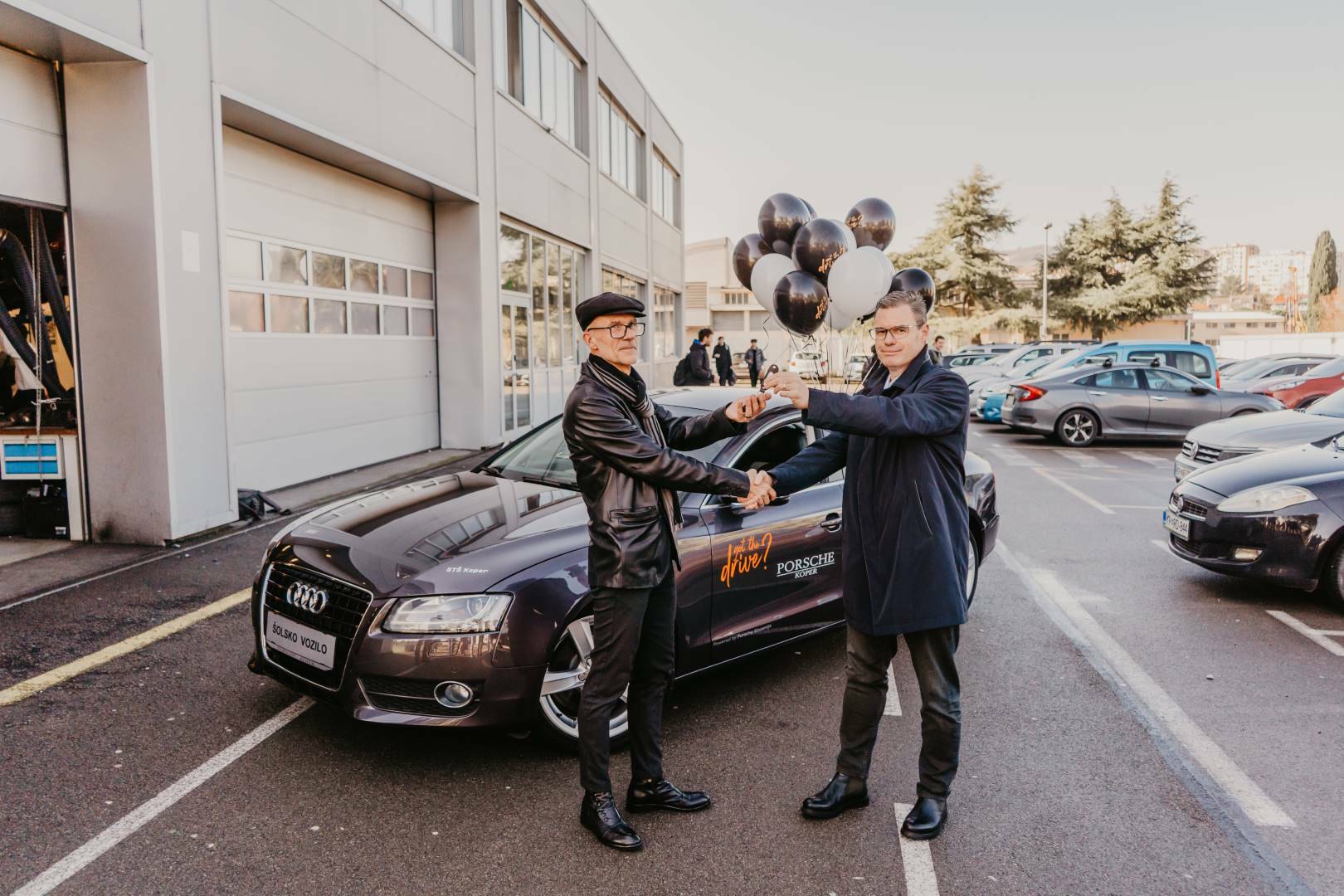 Porsche Koper predaja vozila STŠ Koper