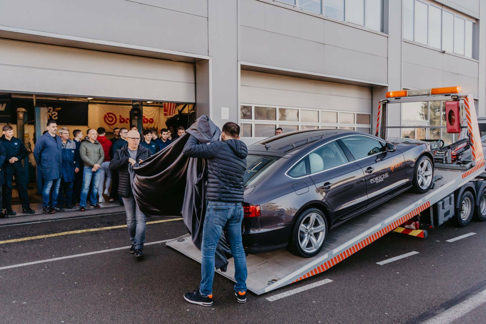 Porsche Koper predaja vozila STŠ Koper