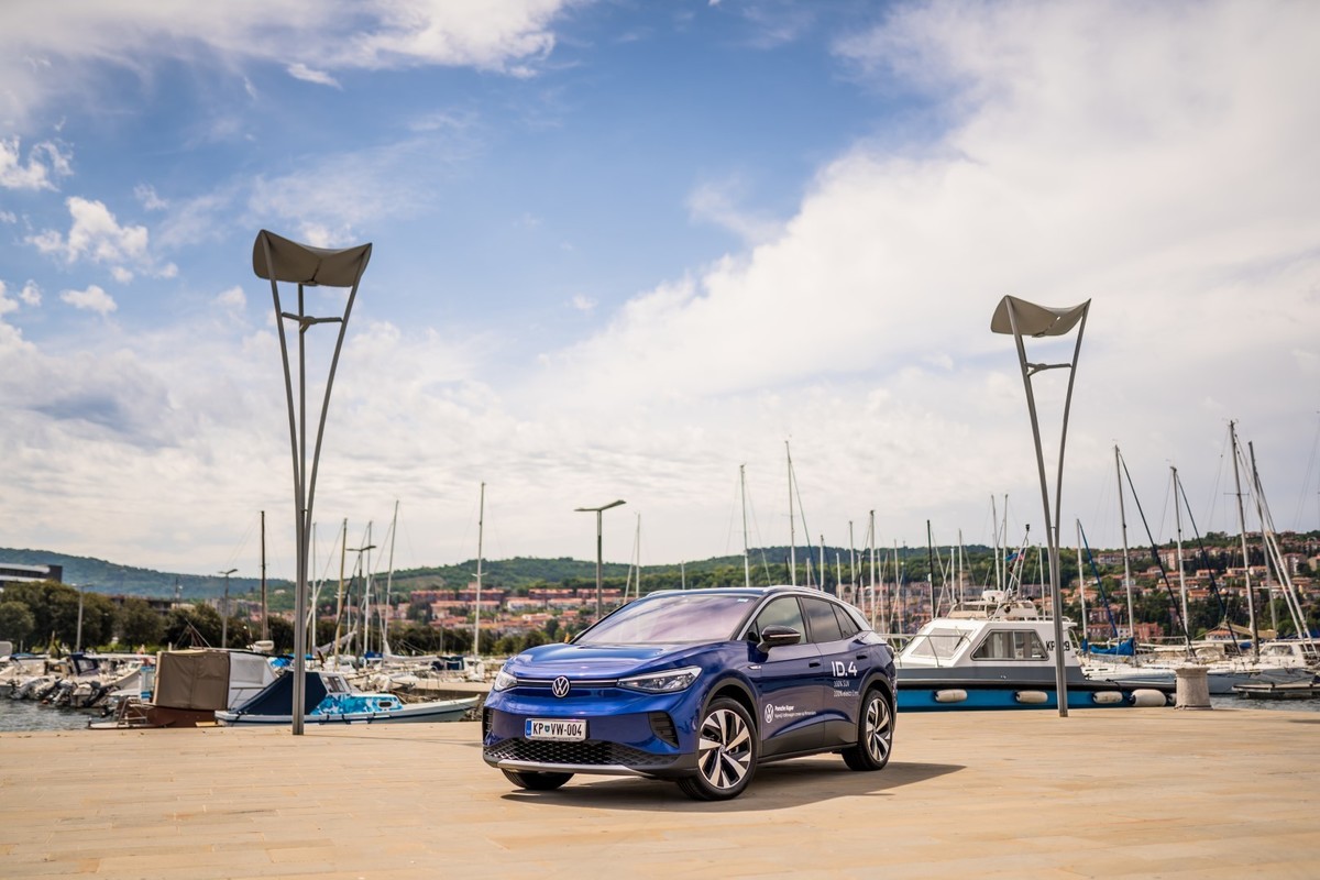 Novi VW ID.4 fotografiran v Kopru