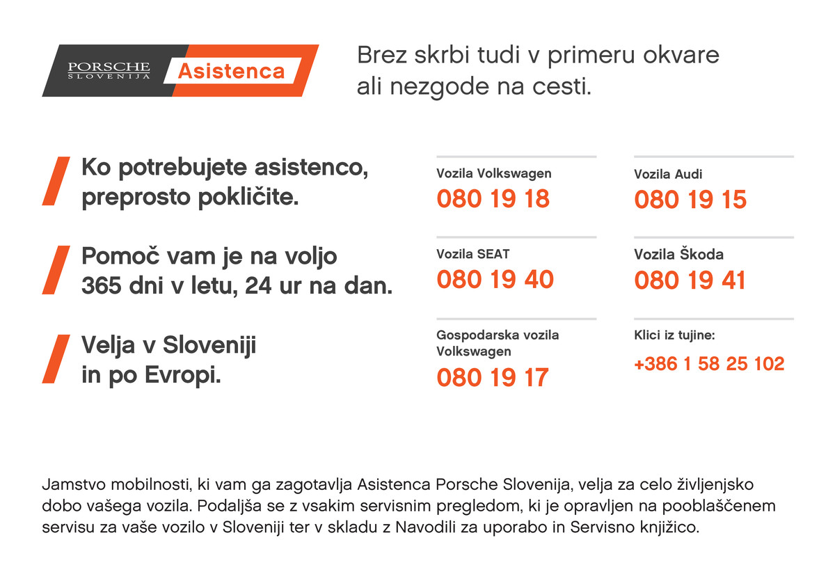 Asistenca Porsche Slovenija