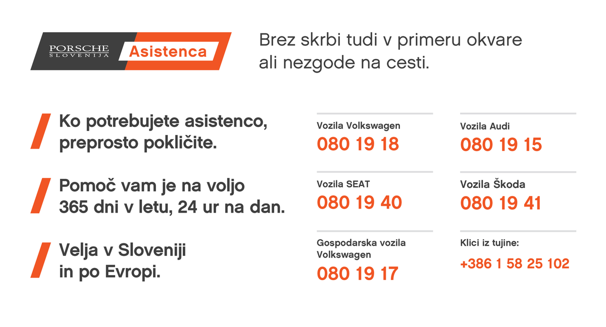 Asistenca Porsche Slovenija