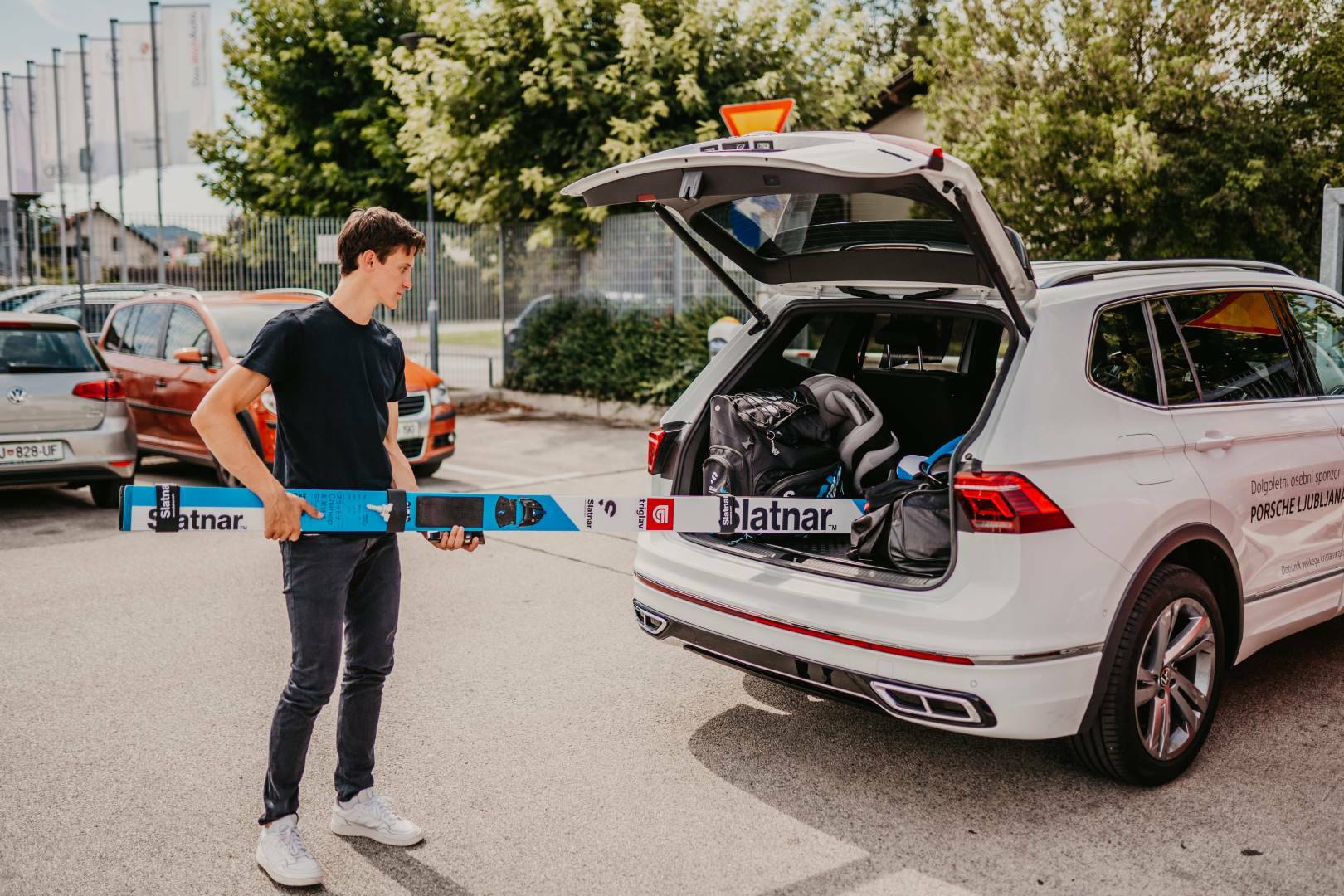 Peter Prevc in novi VW Tiguan