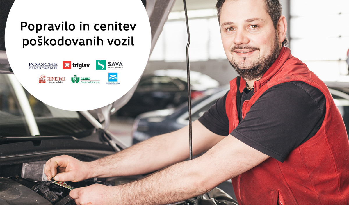 Popravila opravljamo za vse zavarovalnice.