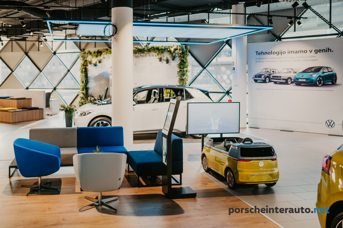 VW ID. Hub - kotiček za stranke