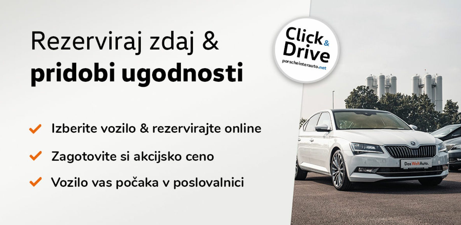 Rezervacija vozil - zagotovite si dodatne prednosti