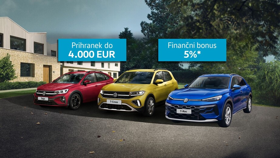 VW ponudba novih vozil 2026