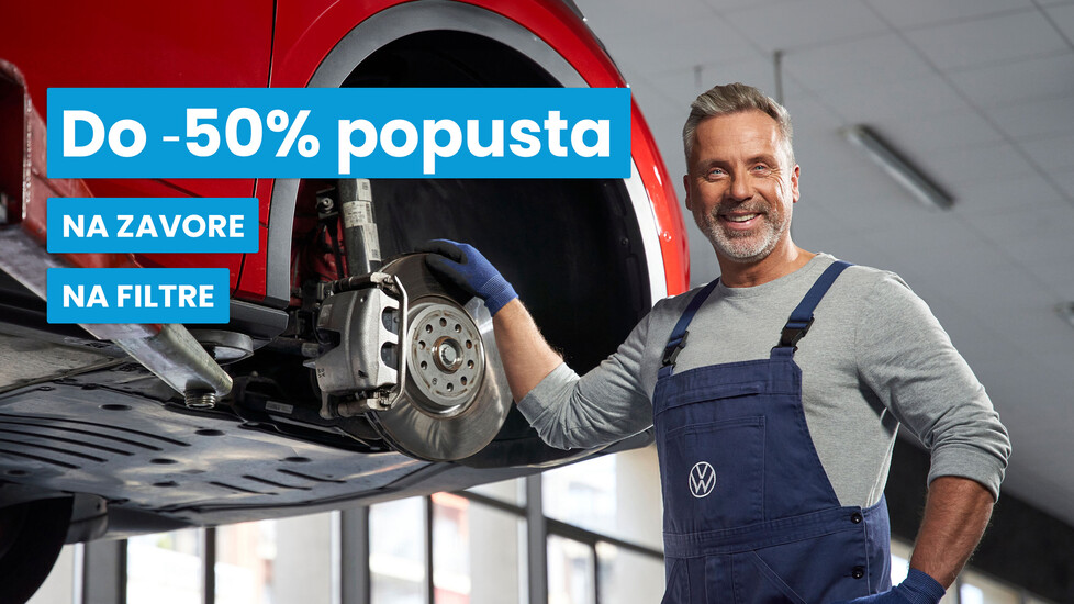Do -50% popusta na zavore in filtre!