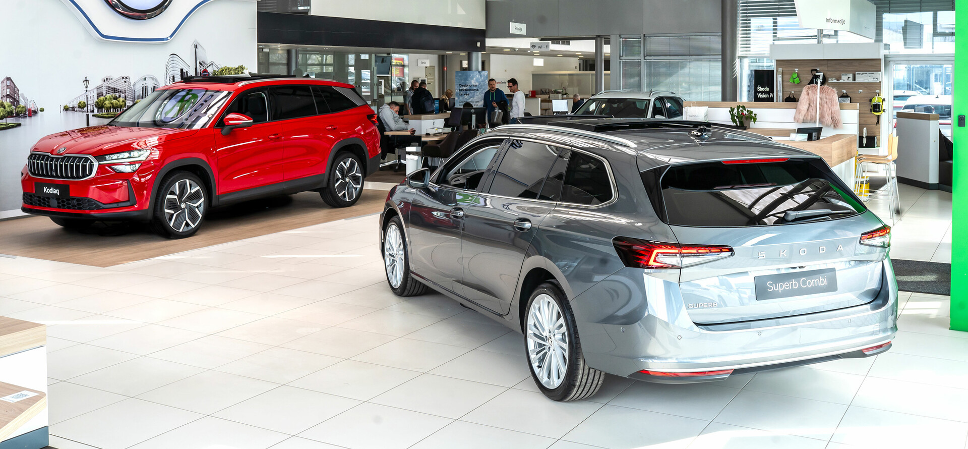 Slovenska predpremiera Kodiaq in Superb 