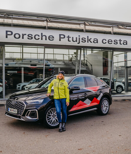 Ilka Štuhec in Porsche Ptujska cesta: sodelovanje, ki premika meje uspeha