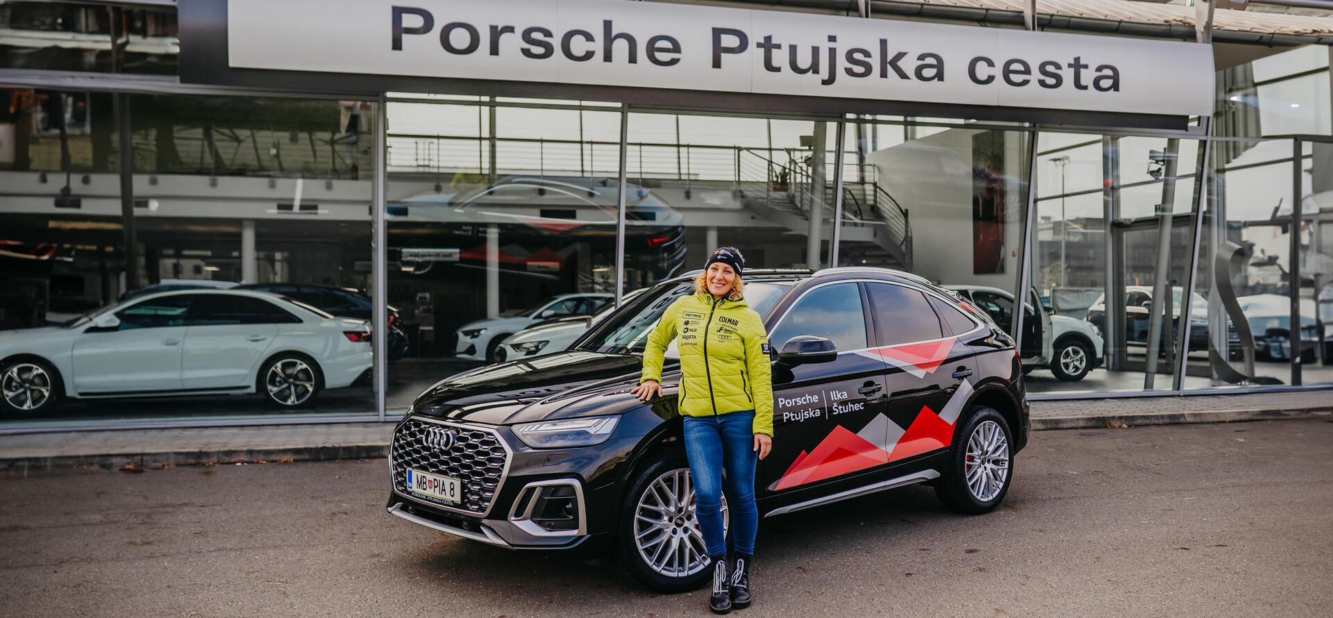 Ilka Štuhec in Porsche Ptujska cesta: sodelovanje, ki premika meje uspeha