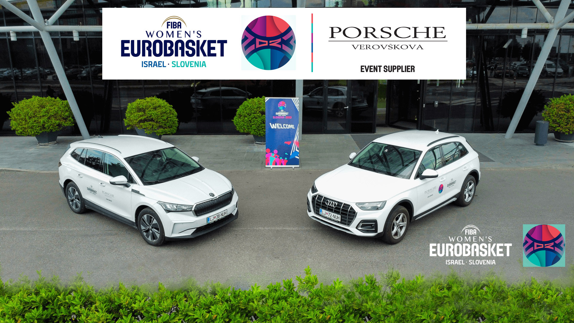 Vozila Porsche Verovškova bodo spremljala Eurobasket 2023 v Ljubljani!