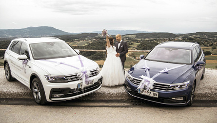 Ona-on sanjska poroka s Volkswagen in Porsche Maribor!