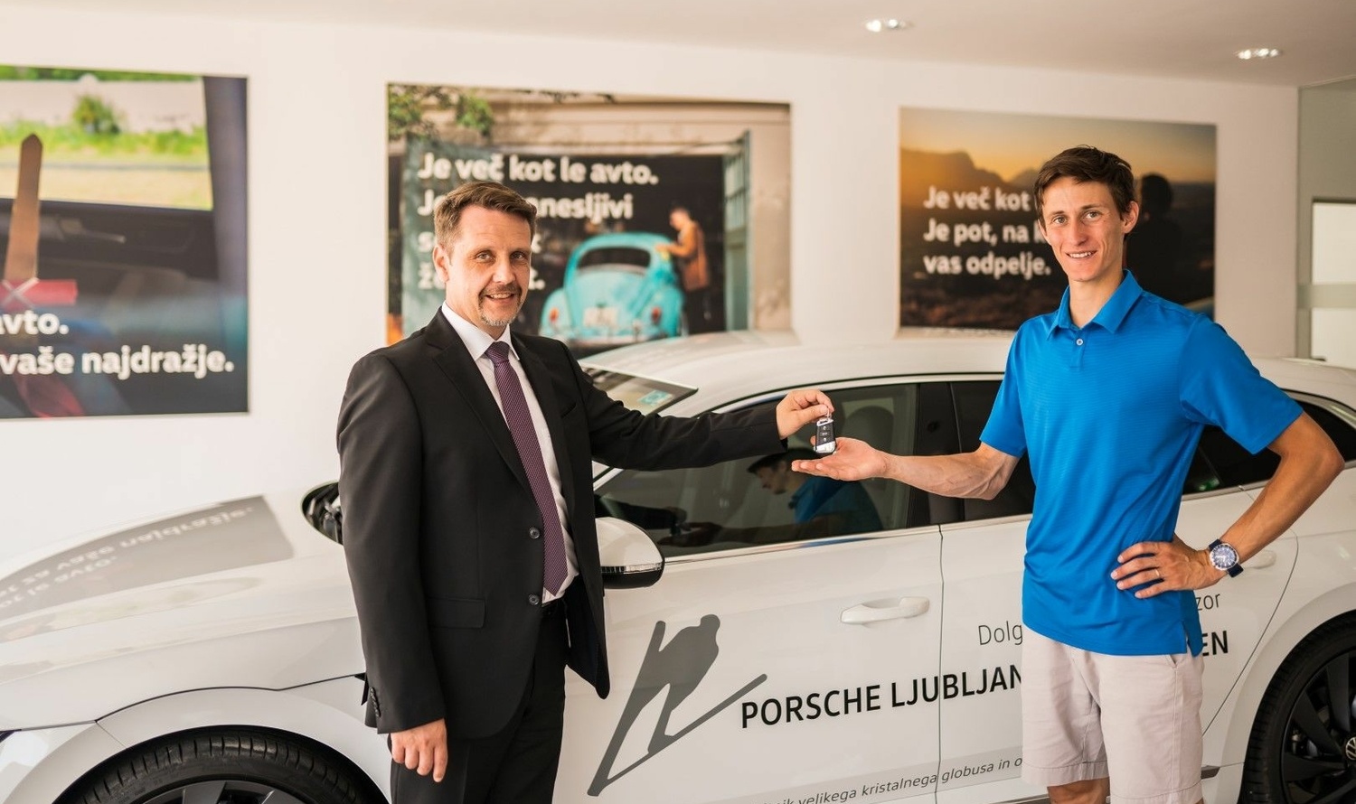 Peter Prevc in Porsche Ljubljana nadaljujeta dolgoletno sodelovanje!