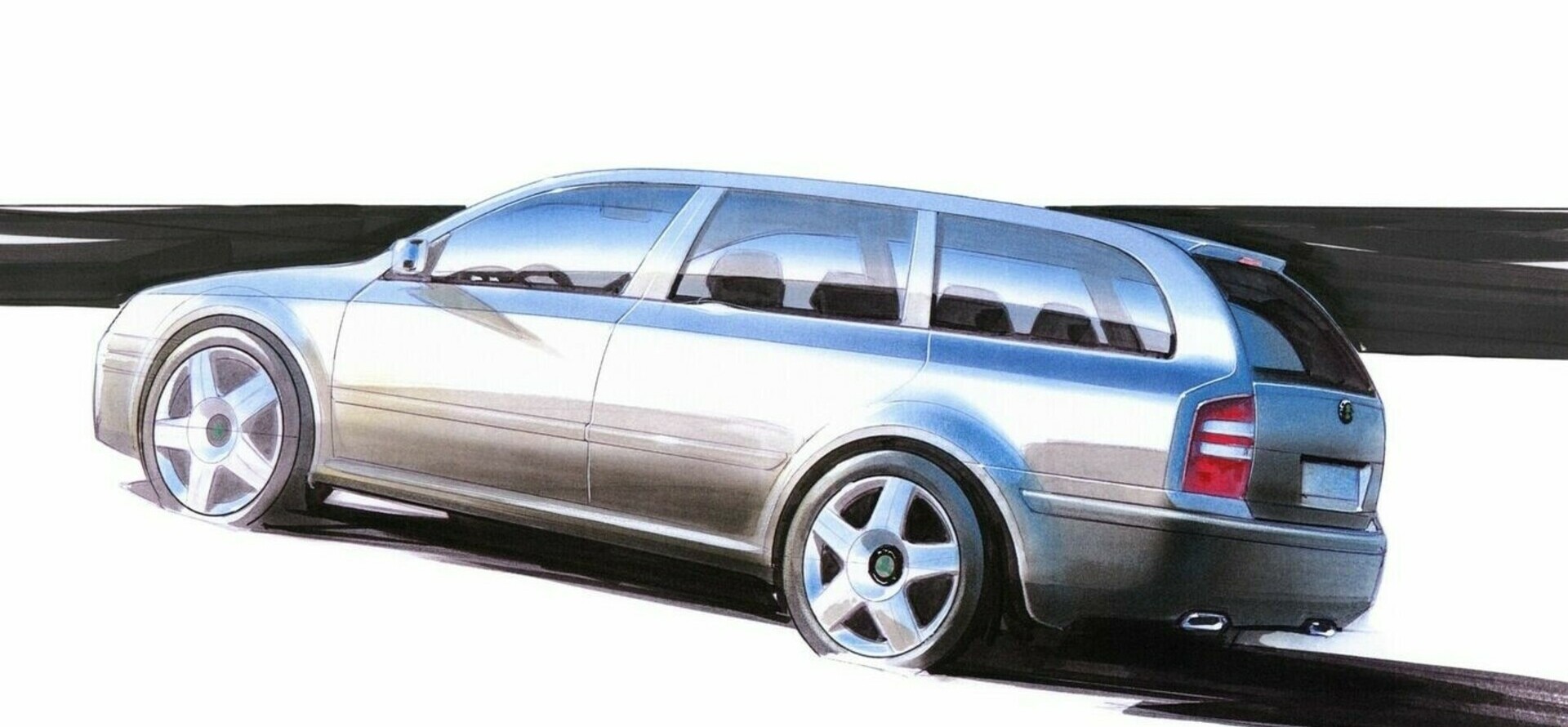 Škoda Octavia Combi: oblikovna študija praznuje