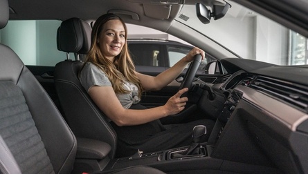 Barbi Završnik z novim Passatom k novim dogodivščinam!